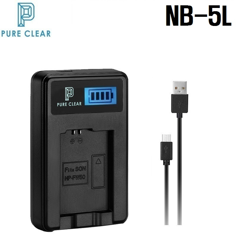 퓨어클리어 캐논 NB-5L USB 1구 LCD충전기 7,400원