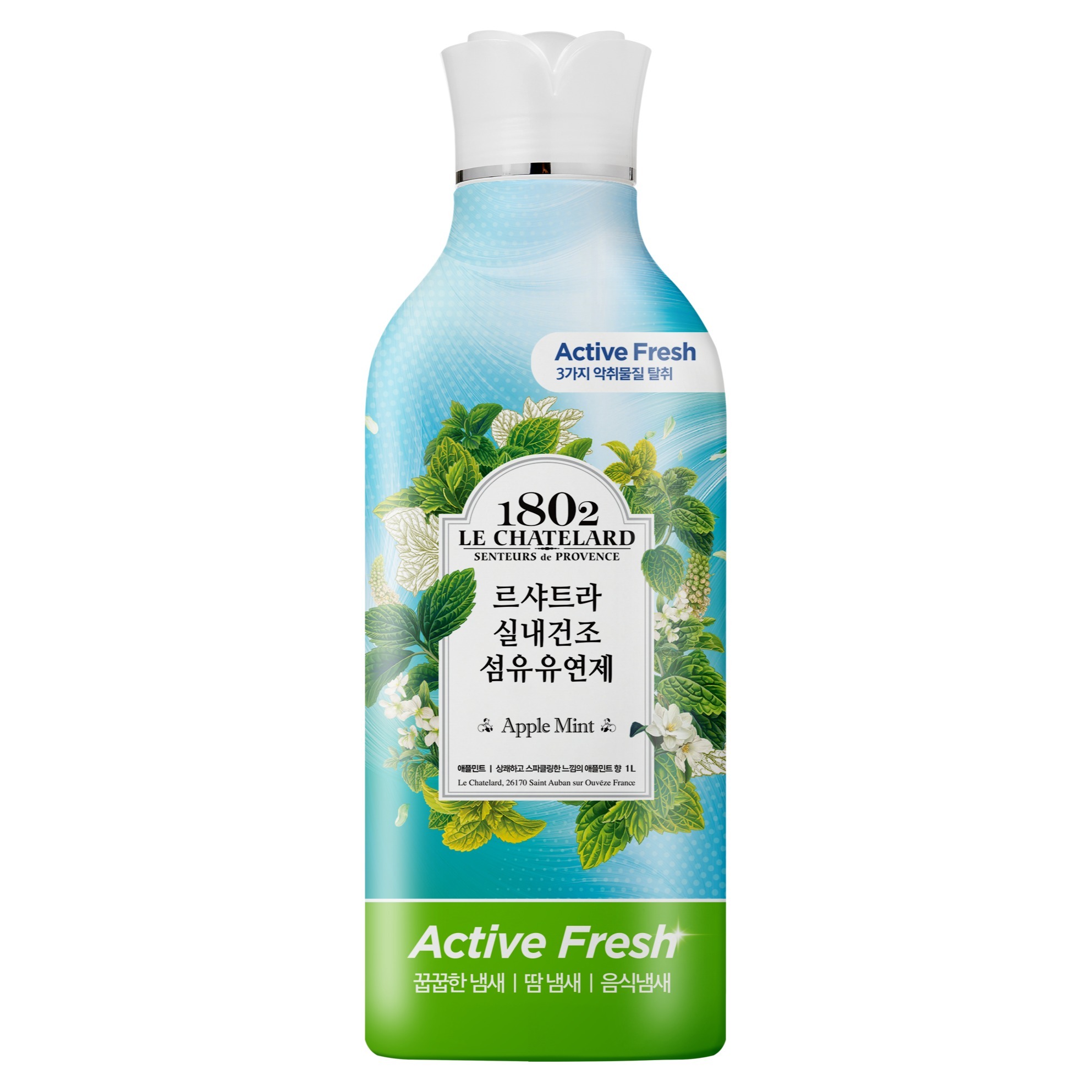 르샤트라1802 실내건조 고농축 섬유유연제 애플민트 본품, 1L, 1개 5,390원