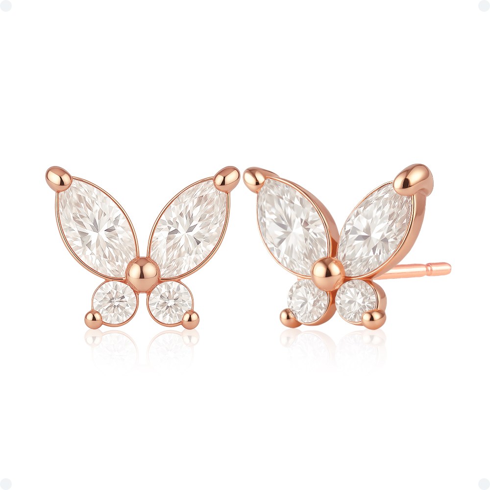 쥬넬 14K 미니 볼드 나비 피어싱 귀걸이 142,900원