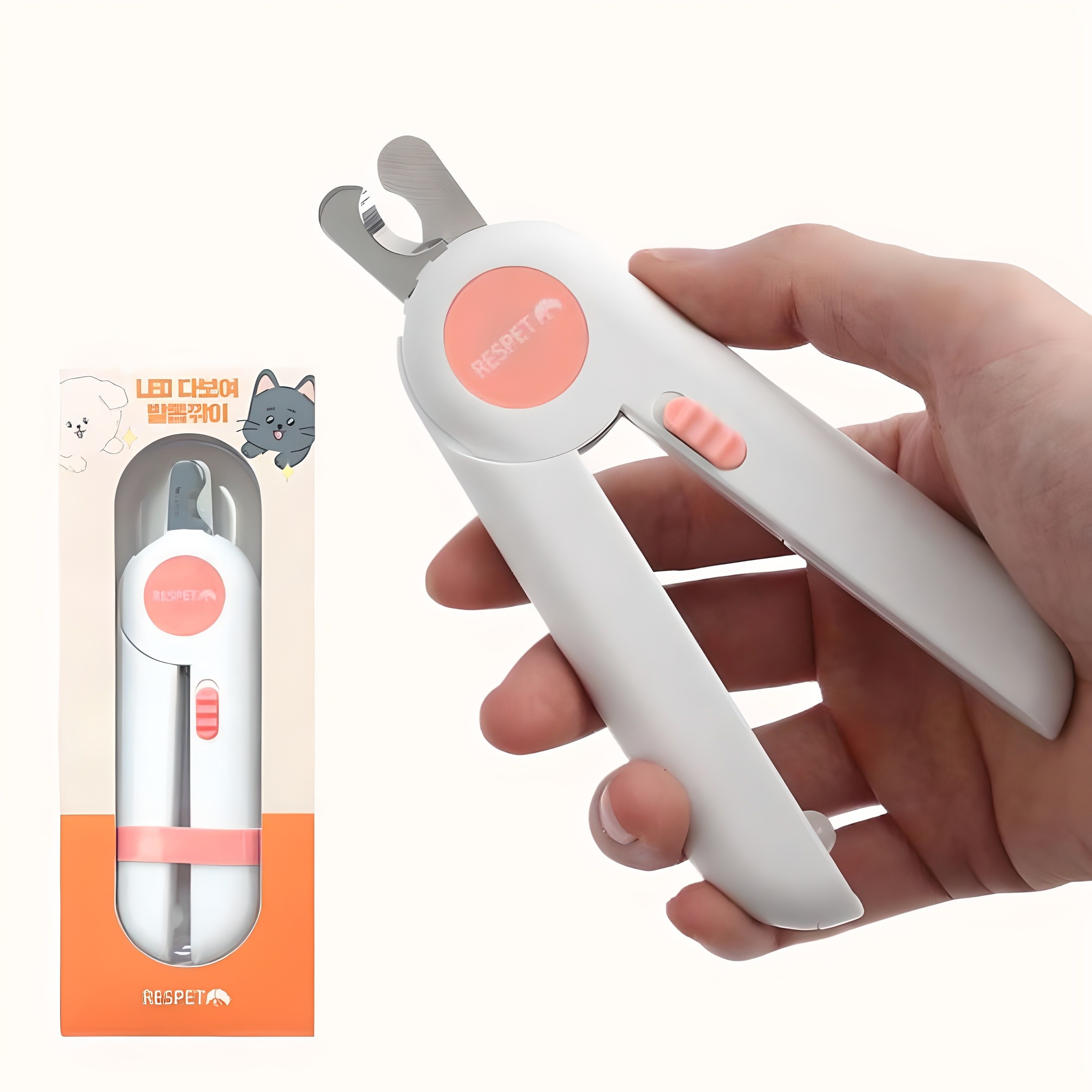 리스펫 반려동물 LED 다보여 발톱깎이 4.3 x 15 cm 8,990원