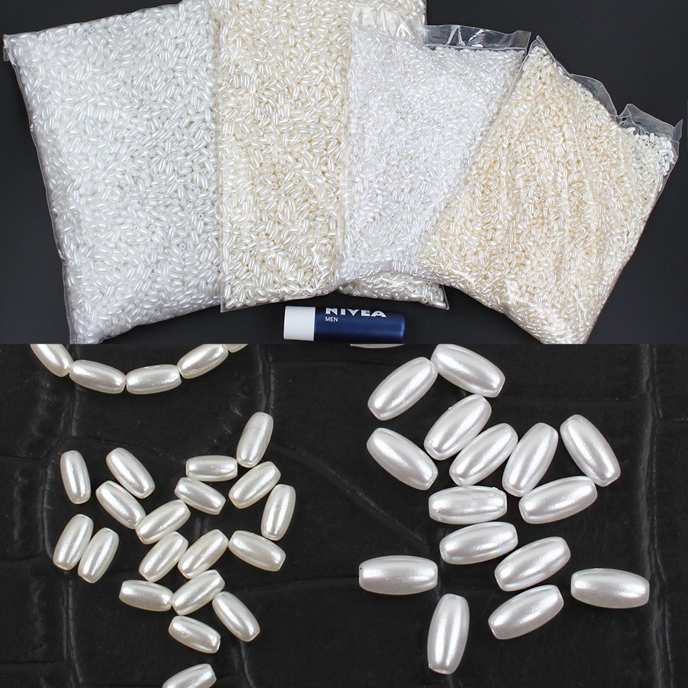 밥풀진주 물방울진주 타원 진주알 목걸이재료 공예 DIY 14,500원