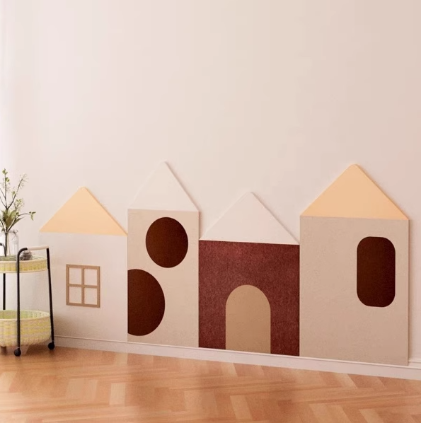 올리웰 펠트 3D입체 인테리어 충돌방지 벽 꾸미기 패널 4종 세트, 혼합색상 73,000원