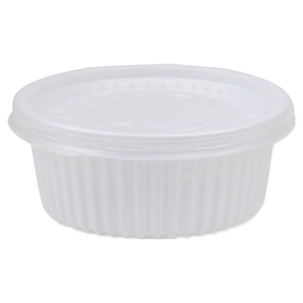 아이엔피 105mm PP 다용도 원형용기 뚜껑세트 화이트 소 250ml 7,760원