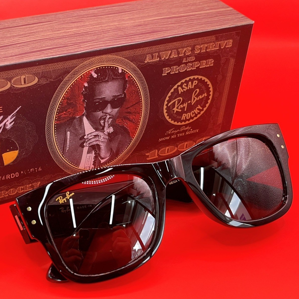 레이벤선글라스 RB0840F 메가웨이페어러 에이셉라키 AWGE 한정판 271,320원