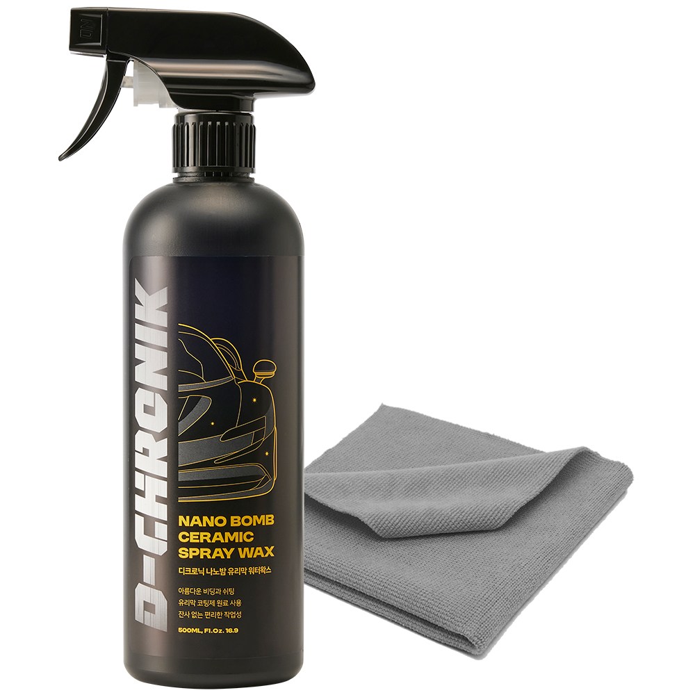 디크로닉 나노밤 500ml 차량용 물왁스 퀵디테일러 차광택 차왁스 타월 24,000원