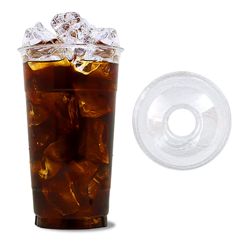 투고팩토리 테이크아웃 107파이 1리터 32온스 PET 아이스컵+돔 뚜껑 세트 일회용컵 98,900원