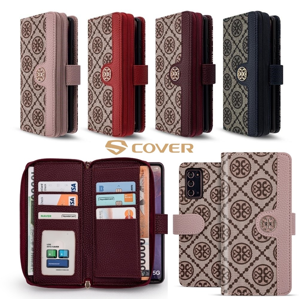 카리나 지퍼 다이어리 대용량 지폐 동전 카드 수납 스트랩 갤럭시 케이스 26,410원