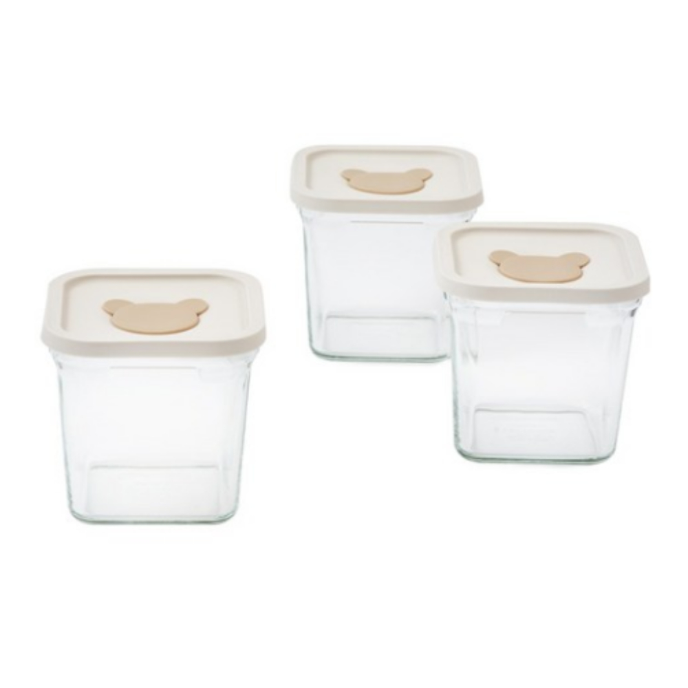 글라스락 베이비 곰돌이캡 정사각 이유식 보관용기 113,360원