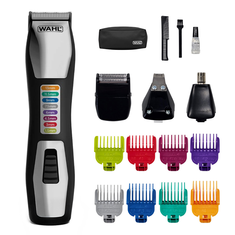 WAHL 남자 초경량 바리깡 왈 그룸스맨 셀프 이발도구 미용실 전문가용 이발기 클리퍼 세트 방수 트리머 clipper 클리퍼, 왈그룸스맨(혼합) 64,900원