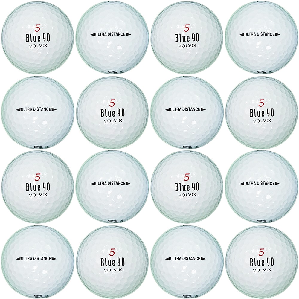 그린피플 볼빅 블루 90 2피스 A-급 로스트볼 16개 최대 비거리 극대화 연습용 골프공, 1세트, 화이트, 16개입 11,400원
