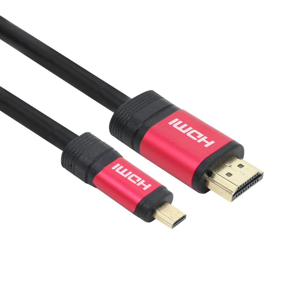 넥시 레드 메탈 MICRO HDMI V2.0 모니터 케이블, 1개, 5m 6,900원