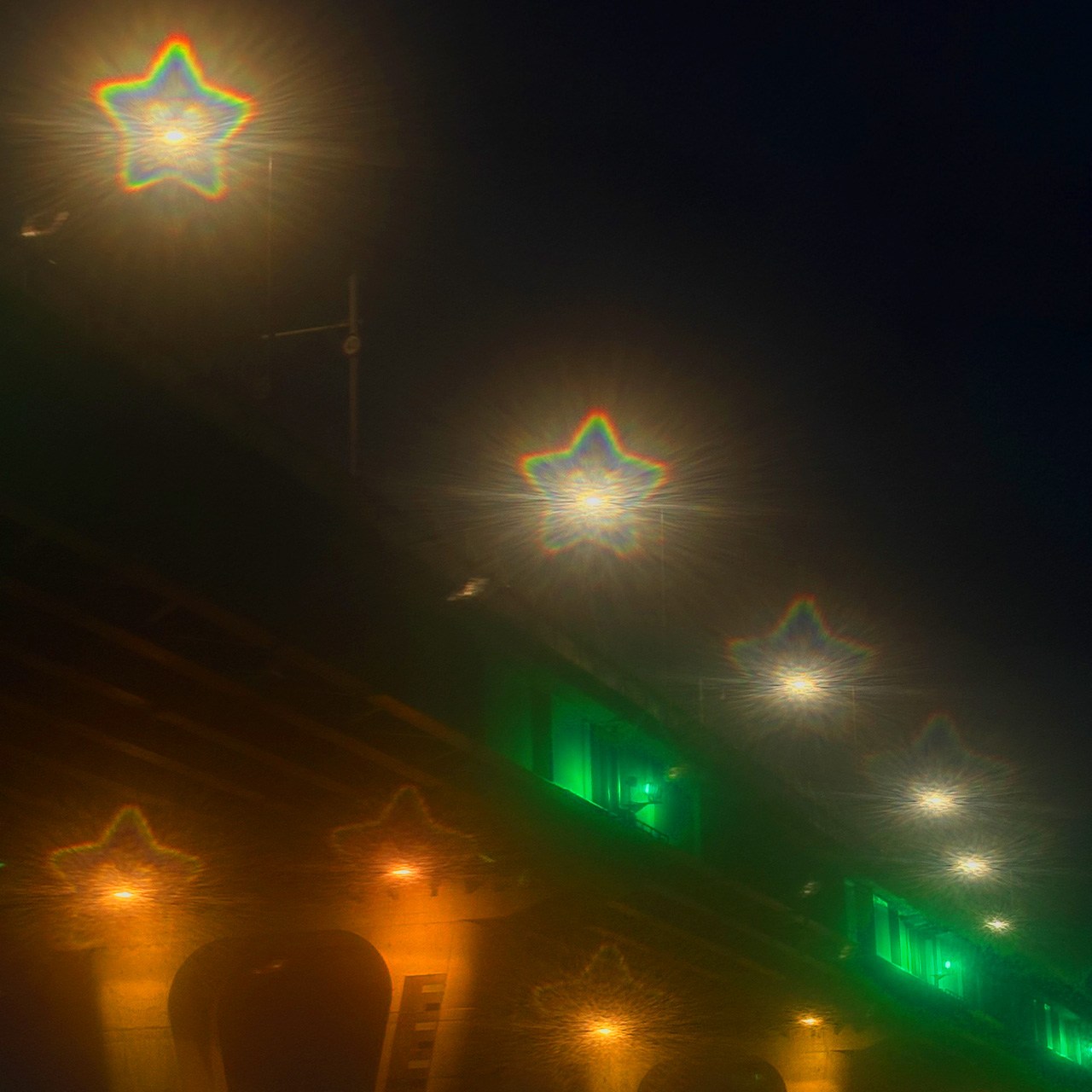 문키링 문글라스 키링 홀로스펙스 필름 키링 야간 불빛 콘서트 촬영 소품 준비물 불꽃놀이 크리스마스 야경 쵤영 준비물, 1개, 별 10,000원