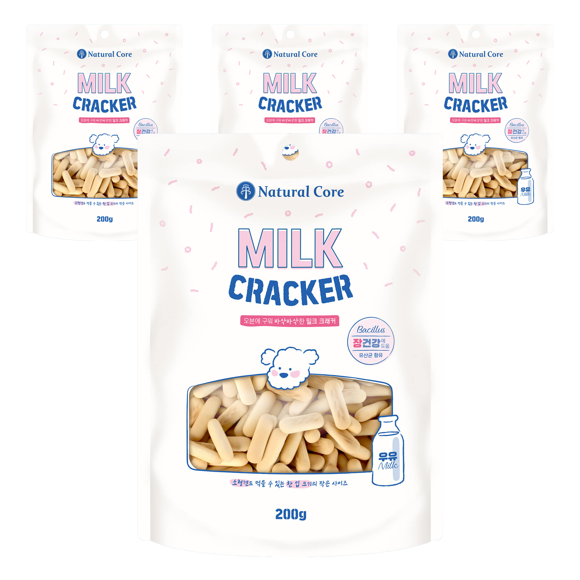 네츄럴코어 밀크 크래커 강아지 간식 9,100원