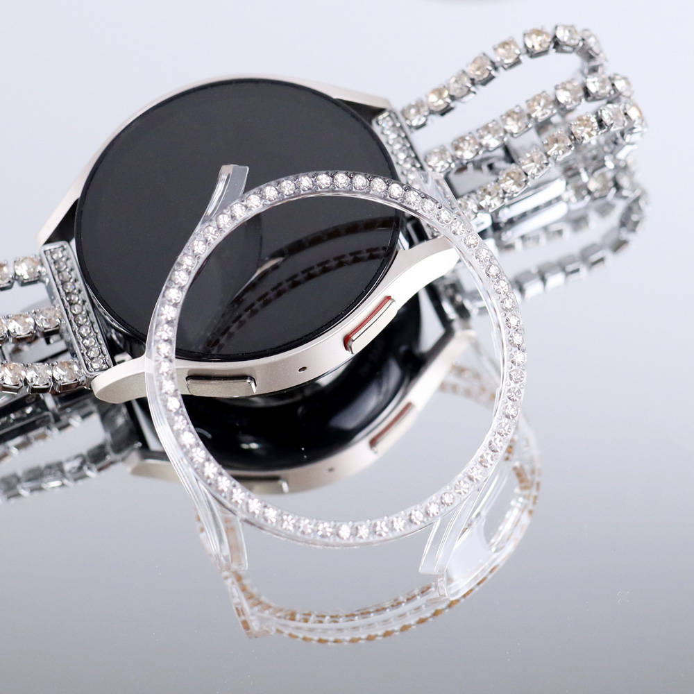 오르몽트 갤럭시워치6 40mm 44mm 다이아 하프커버 보호커버 보호케이스 초경량 큐빅 케이스, 투명 8,900원