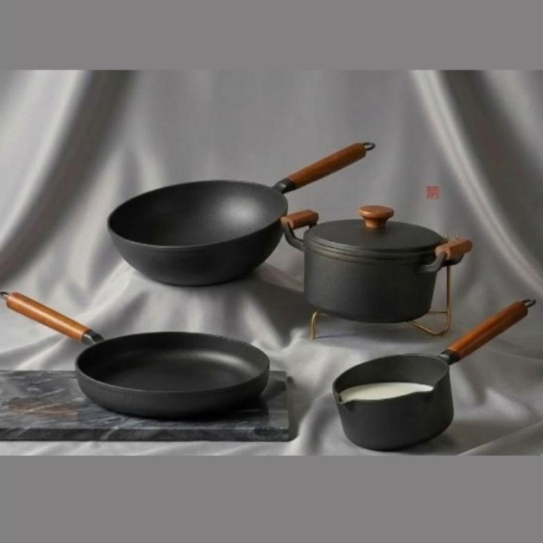 미츠키 인덕션용 무쇠 후라이팬 블랙 냄비 세트, 1세트, 4종, 미츠키 무쇠 139,800원