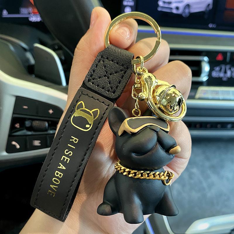 도림 선글라스 불독 자동차 키링, 1개, 블랙 4,900원