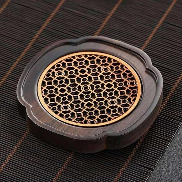 호승 미니차판 1인용 자사호 수제 흑단 원목퇴수기 28,200원