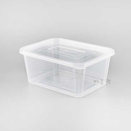 TY 사출 사각용기 0.5L 800개 세트 500ml 투명 포장 배달 용기, 1개, 800개입 155,500원