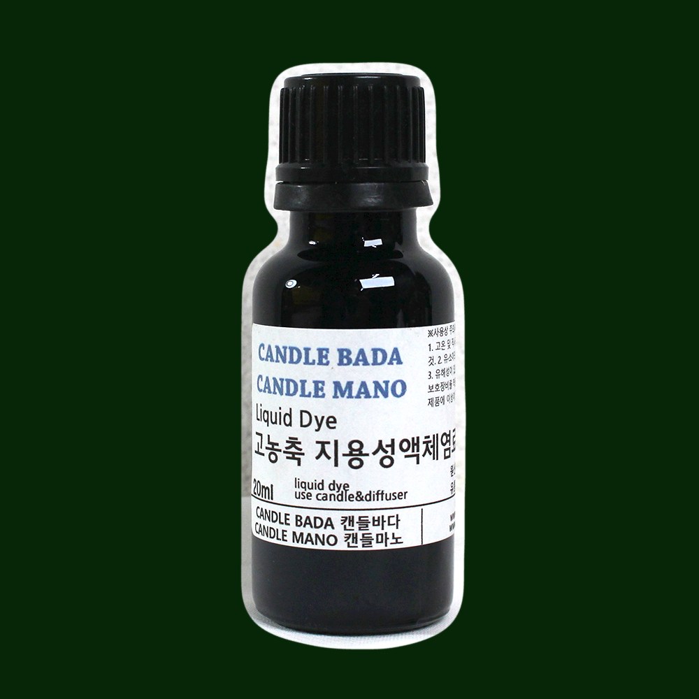 캔들바다 고농축 캔들,디퓨저용 지용성 액체염료 - 헌터 그린 (HUNTER GREEN) 염료, [ 1L ], 1개 151,000원