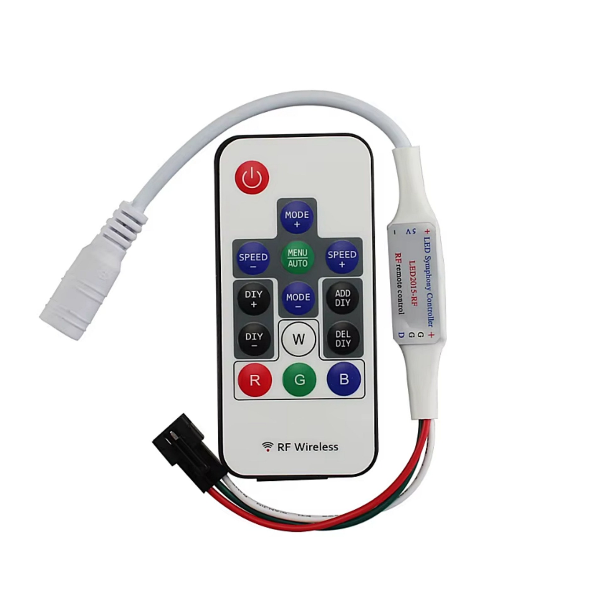 WS2812B LED 조광기 리모컨, 기타색, 1개, 현재가 7,690원