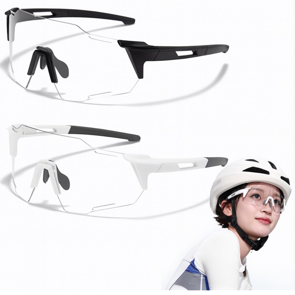 아띠꼴로 자전거 고글 라이딩 스포츠 변색 선글라스 싸이클, 실키화이트, 1개 12,500원