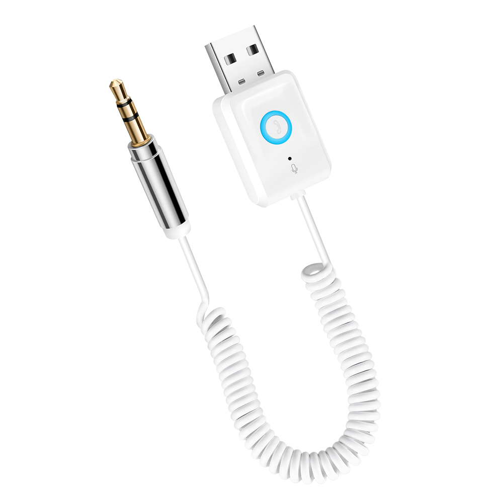 코시 차량용 블루투스 리시버, AT4116BT, 화이트 10,900원