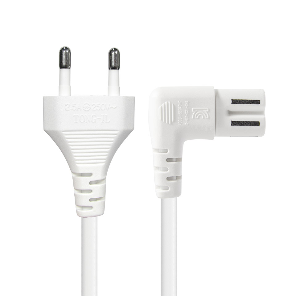 솔탑 국산 AC 8자 꺽임 코드 전원 플러그 파워케이블 화이트 SOLTOP-037 14,000원