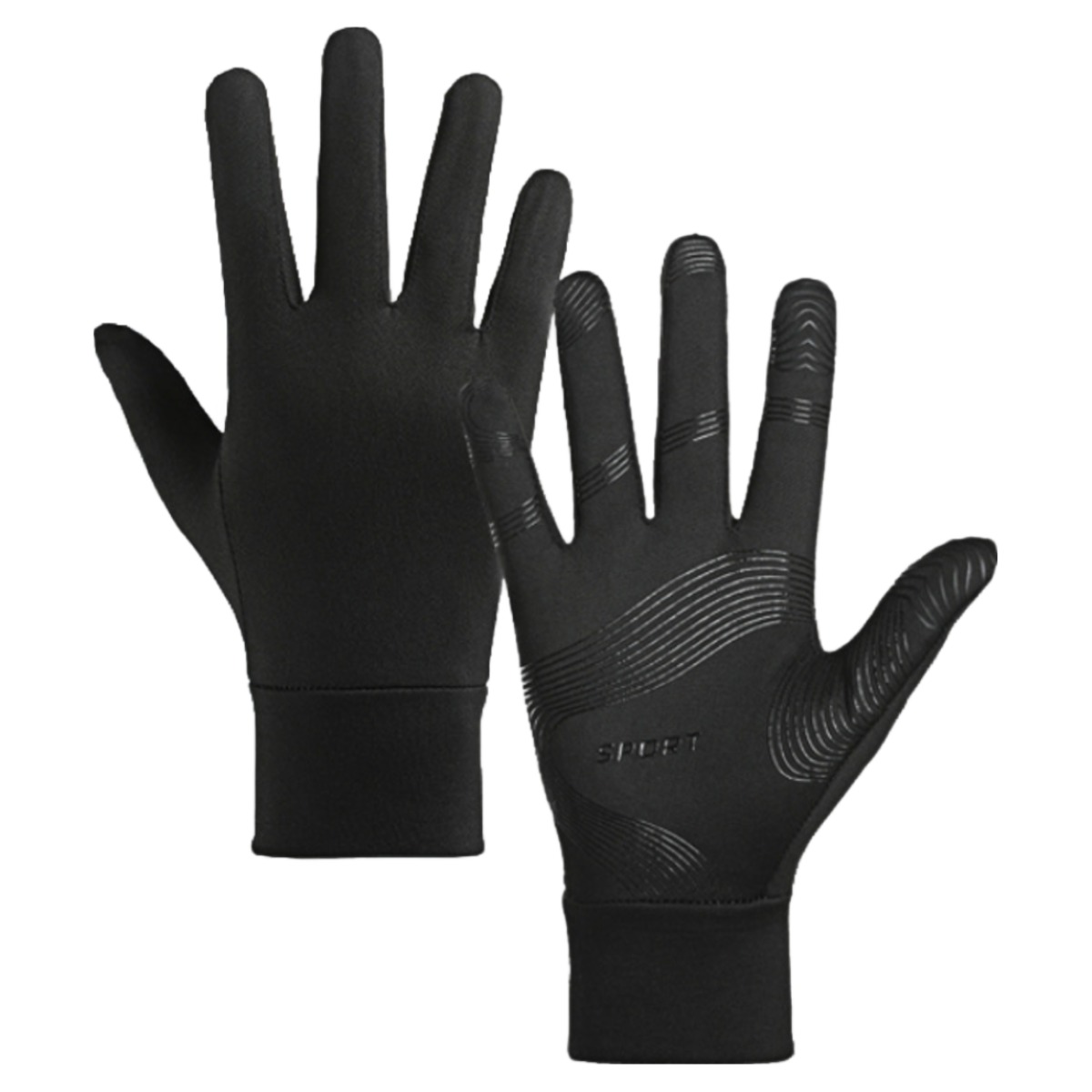 얇고 따뜻한 스마트폰 터치 기모 러닝 장갑 겨울 스포츠 논슬립 런닝용, 1개, 현재가 13,010원