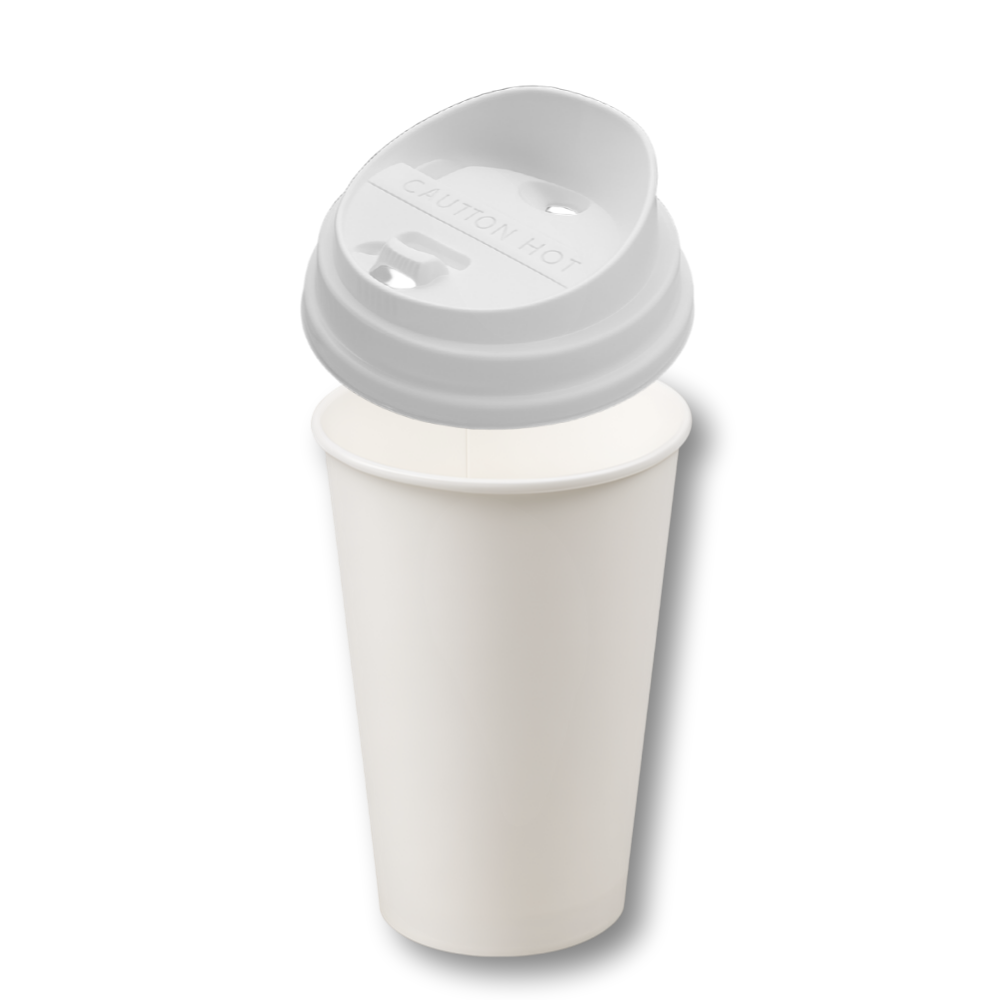 490ml 16온스 종이컵 흰색 머그롱개폐 뚜껑 세트 카페컵 1000개입 (AF), 1개, 1000개 84,400원