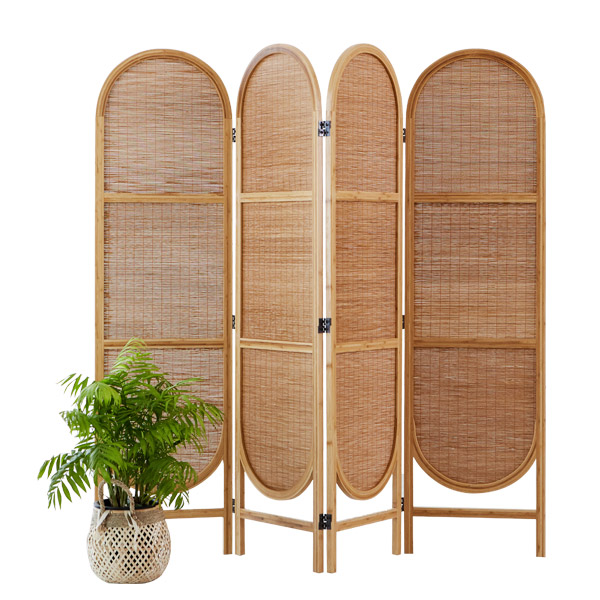 베스트리빙 라운드 대나무 4단 파티션 197,050원