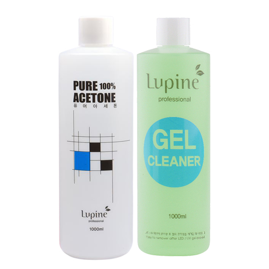 루핀 프리미엄 젤크리너 1000ml + 루핀 퓨어100%아세톤 1000ml_ 15,010원
