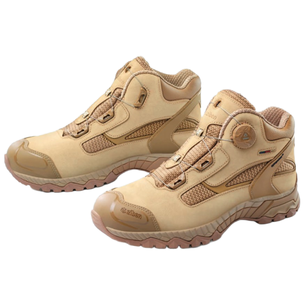 지벤 방수 천연가죽 TPR소재 프리락 다이얼 건설현장 6인치 작업화 안전화 사막화 128,700원