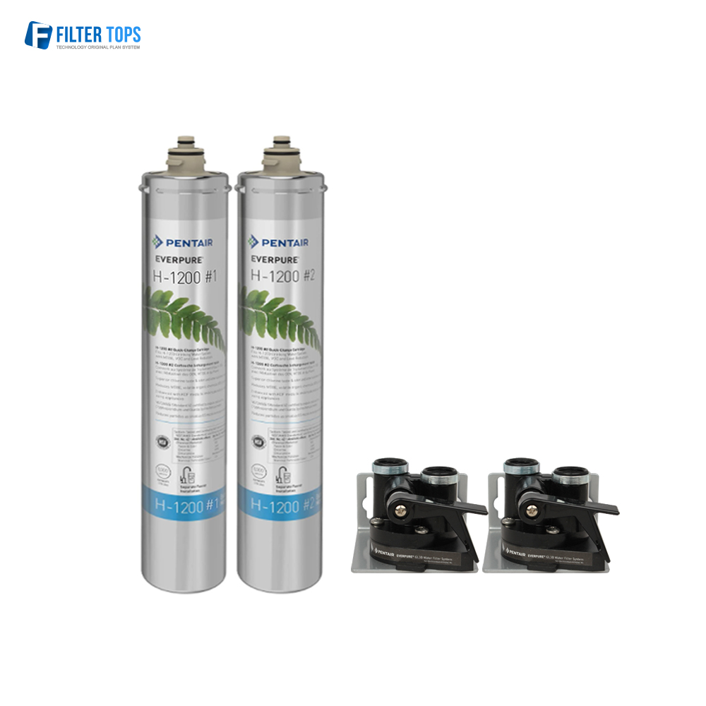 에버퓨어 EVERPURE 정품 H-1200 필터+QL3B 싱글헤드 335,000원