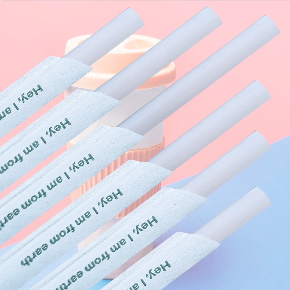 벤티 옥수수 빨대 100개 25cm PLA 식물성 원료로 만든 롱 빨대 긴 텀블러 빨대 7,900원