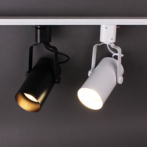 원통 PAR20스포트 레일형 블랙.화이트, 1개 3,300원