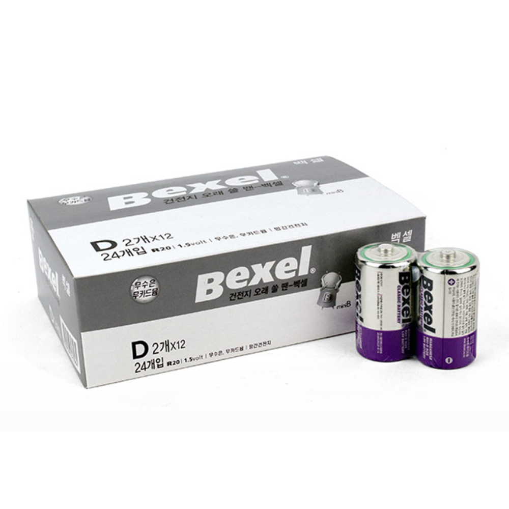 [FullyJully] 벡셀 DM 뚱뚱 망간 건전지 배터리 12 무수은 무카드뮴 27,200원