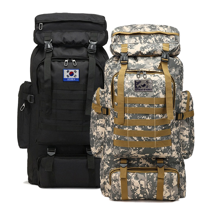 대용량 밀리터리 백팩 군인 군용 가방 전술 캠핑 백팩 80L 19,800원