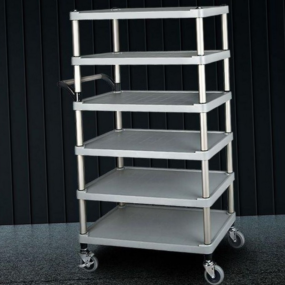 루체트리 서빙카트 이동식 다단중간 6단 트롤리 트레이 선반 플라스틱 바퀴달린 수납장 456,600원