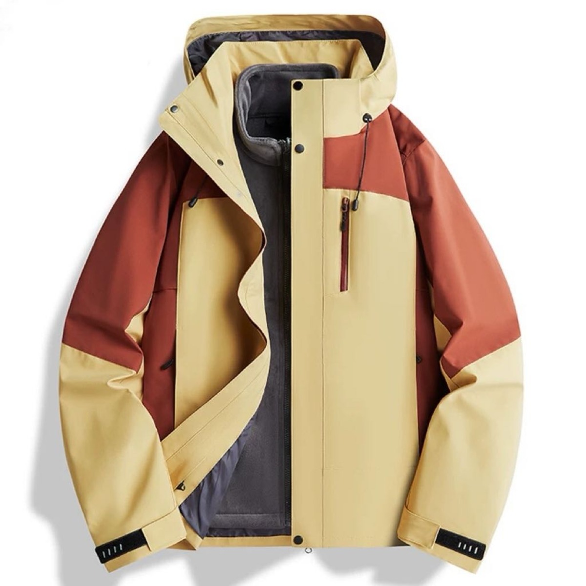 SMILEMORLI 남여공용 3in1 후리스 탈부착 자켓 방수점퍼 바람막이 후드집업 등산자켓 50,900원