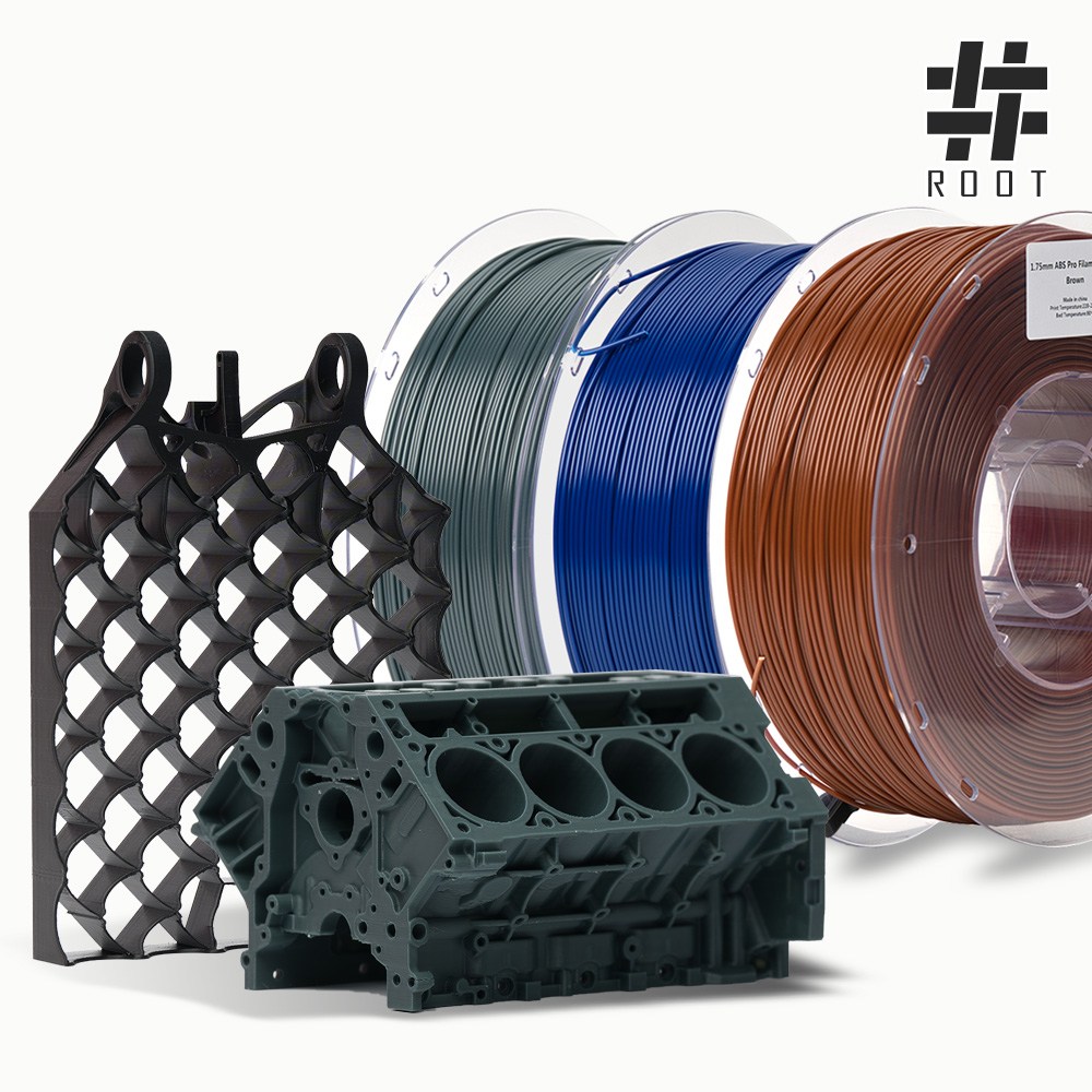 [Root 3D] 고강도 저수축 ABS Pro 필라멘트 1kg 1.75mm, 레드 19,730원