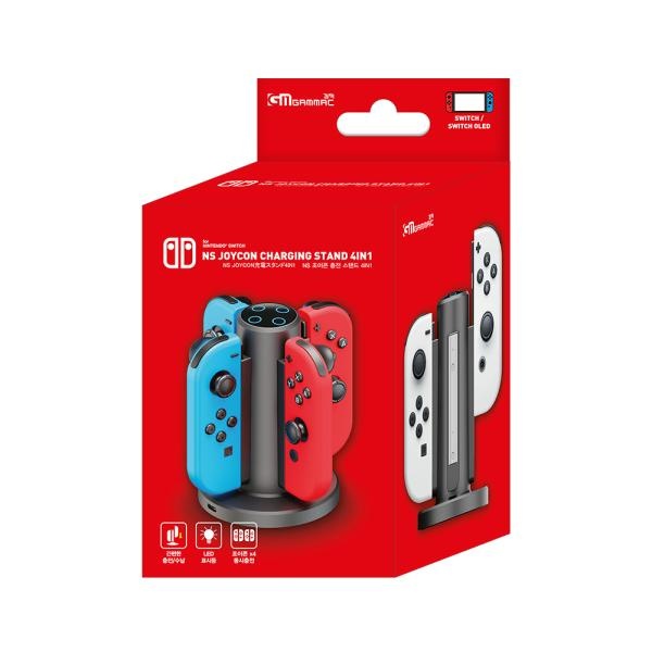 (GAMMAC) 겜맥 닌텐도 스위치 NS 멀티 충전 스탠드 4in1 19,390원