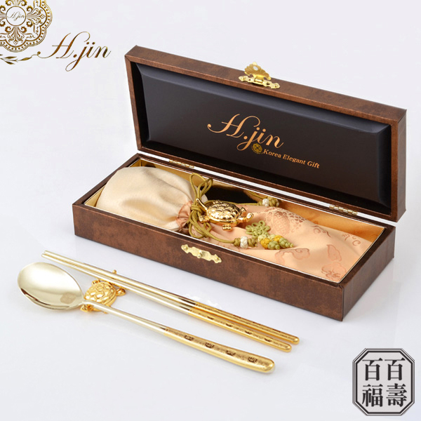 [도도예] H.jin 백수백복 1인용 진공티타늄 금수저세트 (선물포장) 직원 퇴직 퇴임 창립기념일 근로자의날 단체 선물 기념품 답례품 추천 69,000원