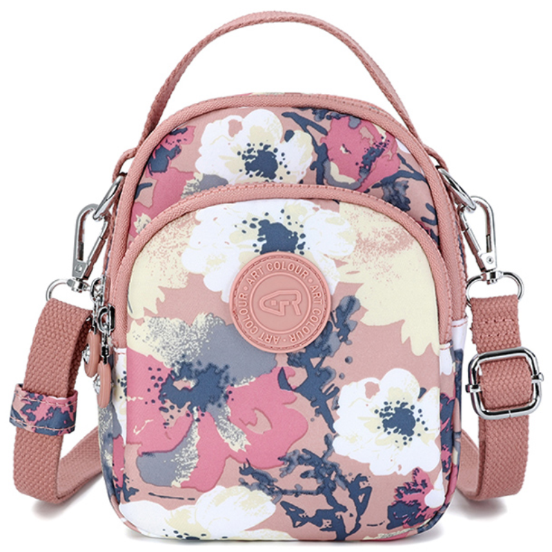 아트컬러 플라워 패턴 생활방수 가벼운 크로스백 A91407 19,000원