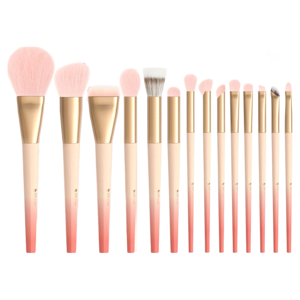 DUcare 14종 메이크업 브러시 세트 (가부키, 파우더, 블러셔, 컨실러, 아이섀도우 브러시 포함), 부드러운 모발과 견고한 손잡이의 풀세트, 1개, DU-D1410 60,000원