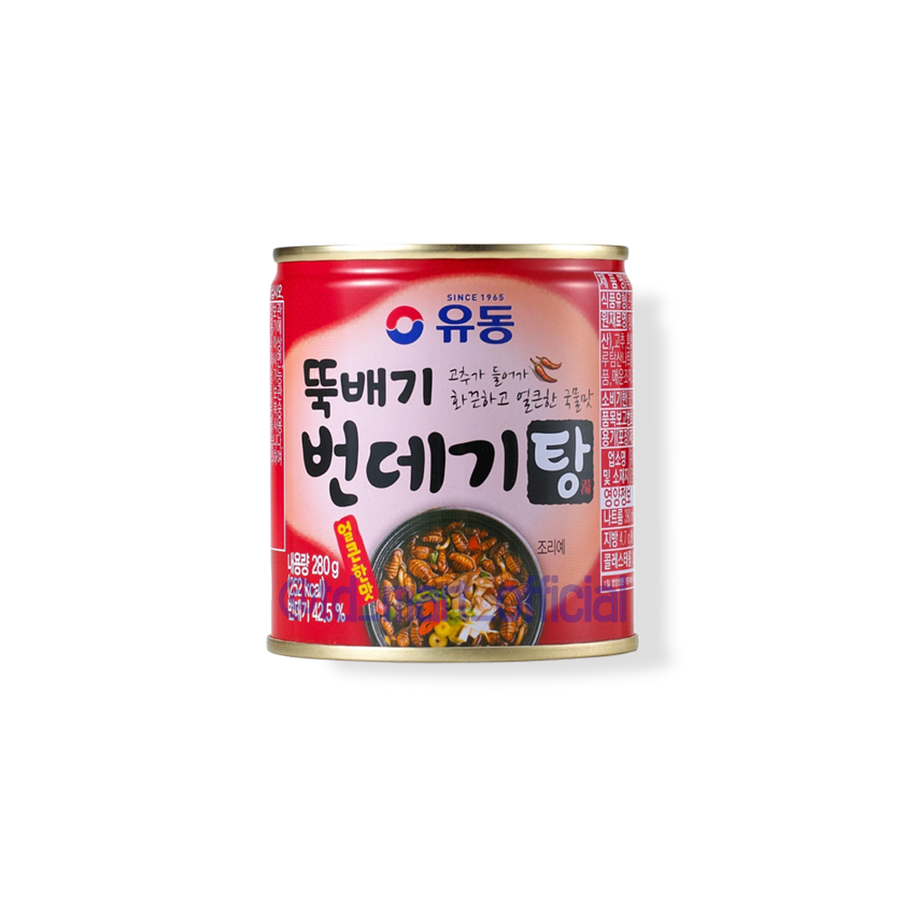 유동 뚝배기 번데기탕 얼큰한맛 280g, 24개 58,870원
