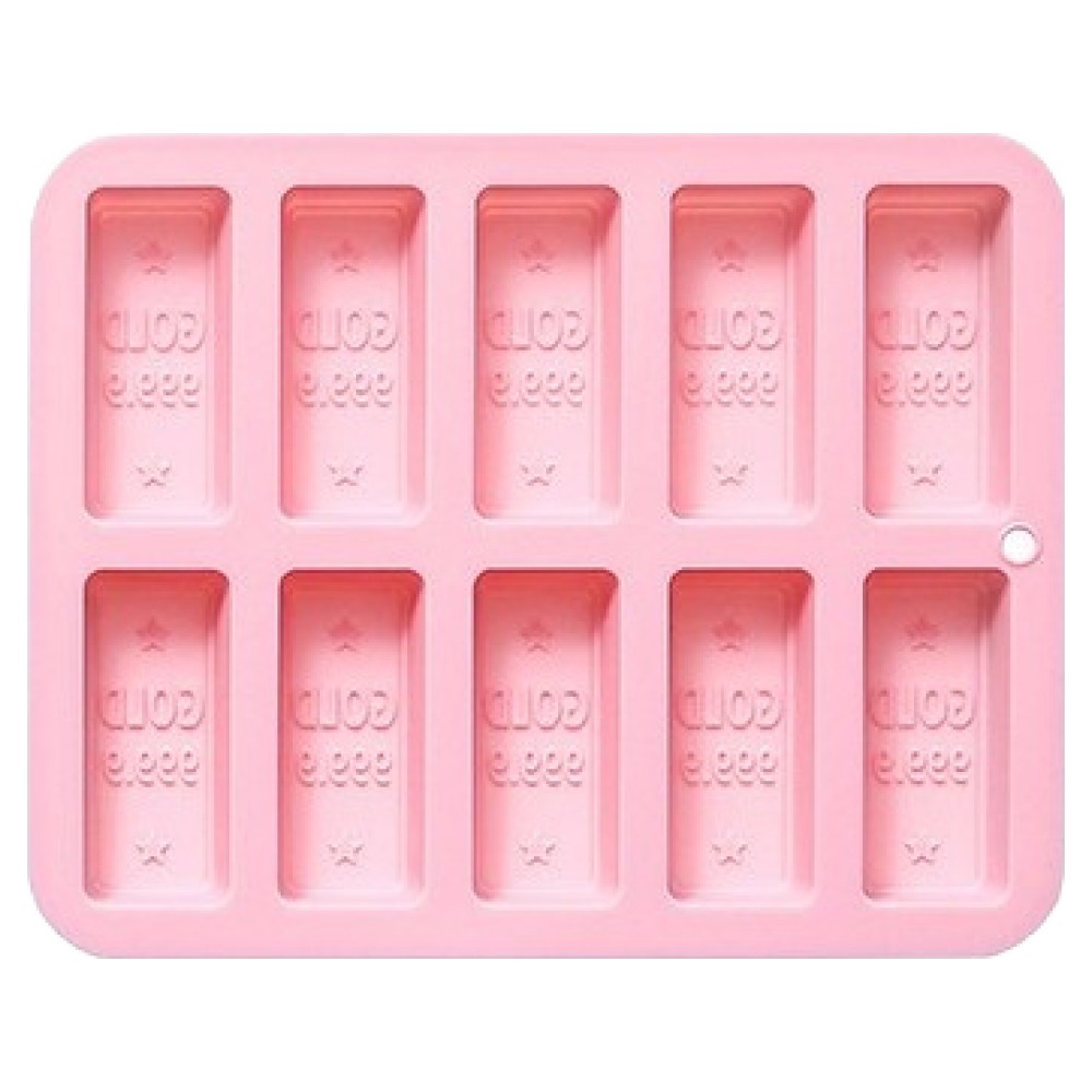 이홈베이킹 골드바 실리콘몰드 10구 4,500원