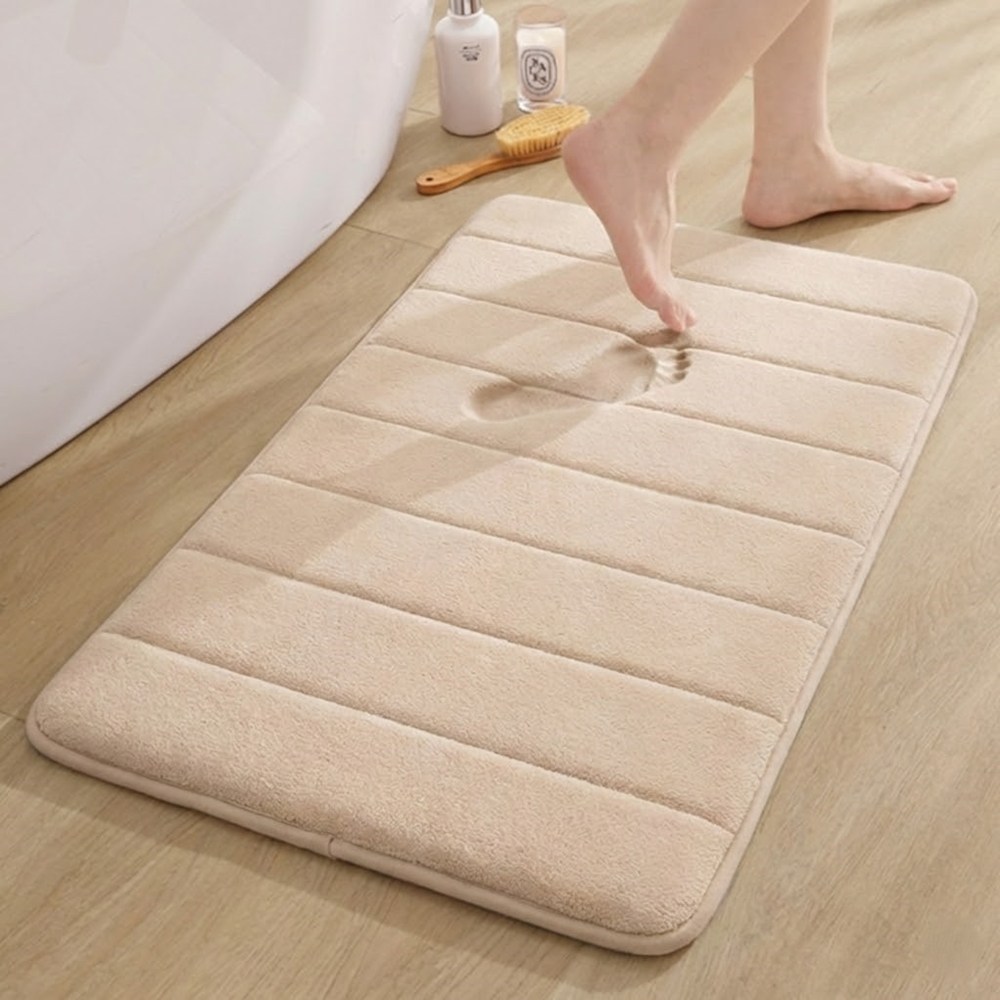유니크릿 빨아쓰는 부드러운 욕실 발매트, 베이지 14,900원