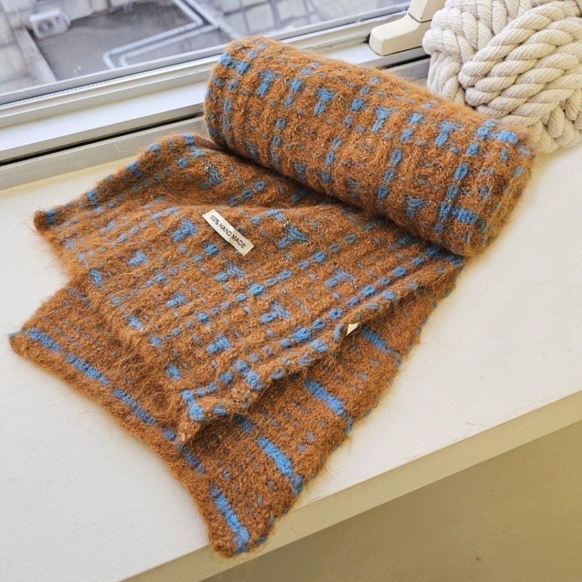 보뚜아스토어 여성 겨울 니트 7컬러 롱 머플러 여자 트위드 목도리 21,000원