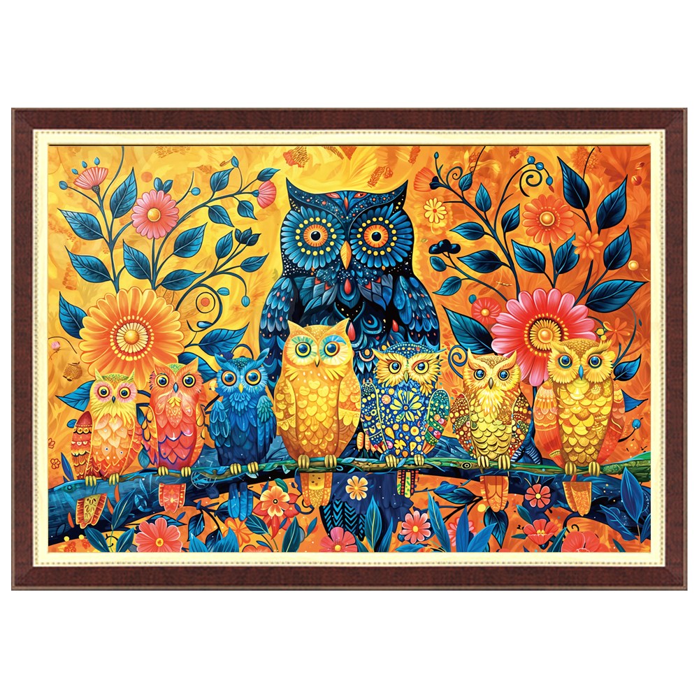 1000피스 직소퍼즐 꽃피는 정원의 부엉이 (액자옵션선택) LP10-1003 36,100원