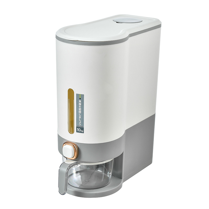 가정용 쌀통 플라스틱 방습 압착식 쌀통 저장통 자동 쌀 배출 밀폐 쌀통 상자 16,360원